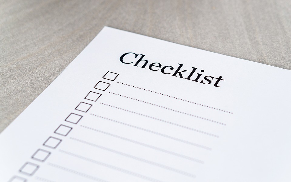 Submission Checklist