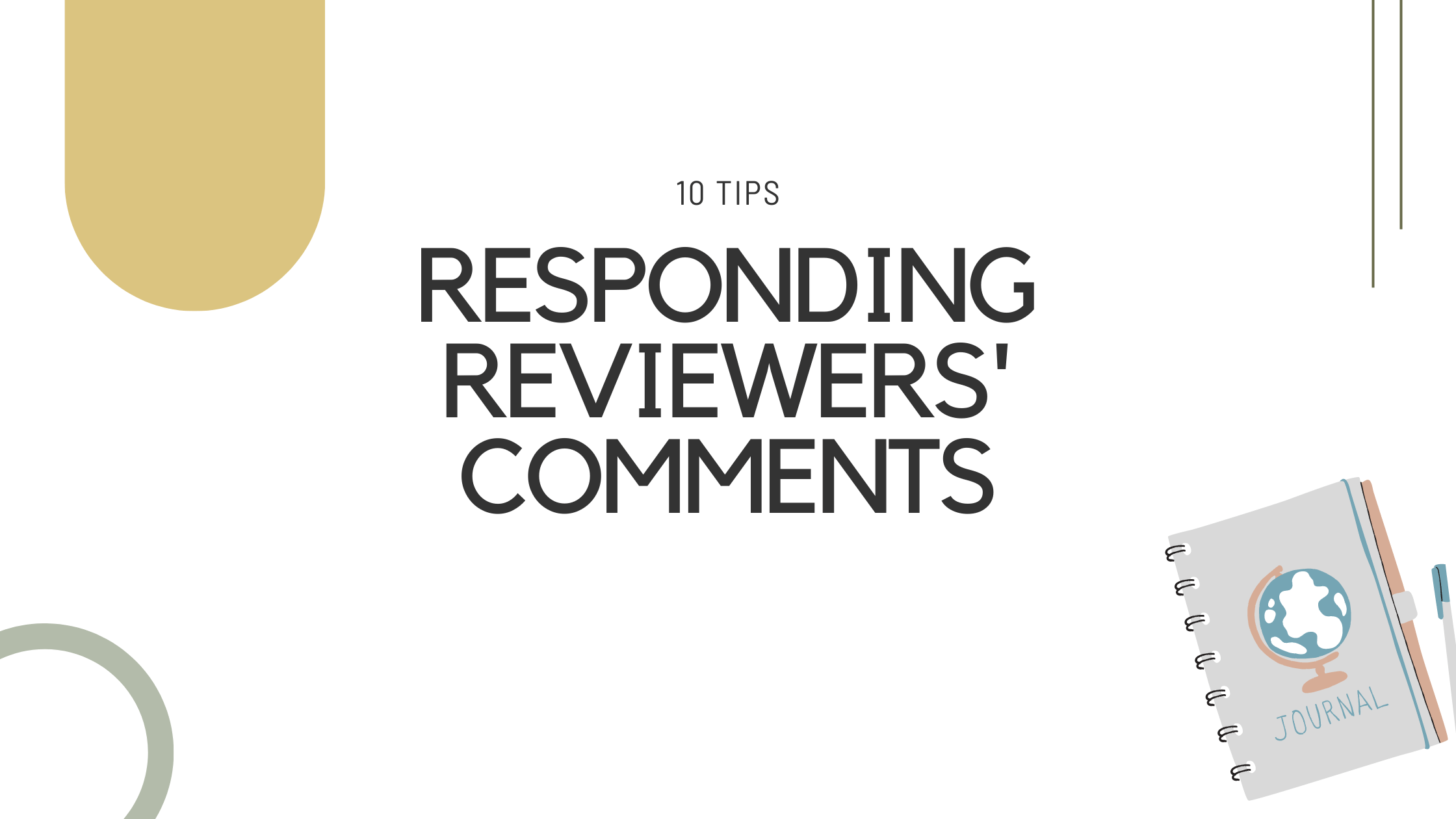 Addressing Reviewers' comments
